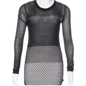 Iro small open knit sweater/shirt longer length